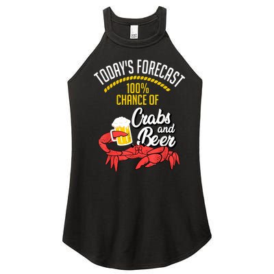 Crabs And Beer Chesapeake Blue Crab Crabbing Men Women Women's Perfect Tri Rocker Tank