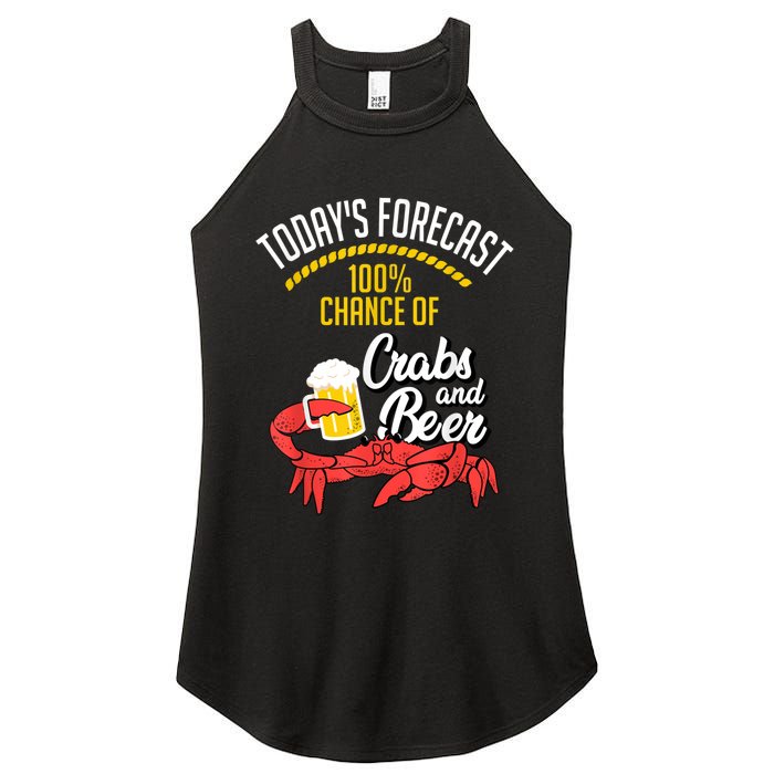 Crabs And Beer Chesapeake Blue Crab Crabbing Men Women Women's Perfect Tri Rocker Tank