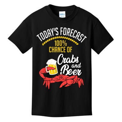 Crabs And Beer Chesapeake Blue Crab Crabbing Men Women Kids T-Shirt