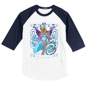 Cancer Anime Birthday Fairy Fairies Cancer Black Gift Baseball Sleeve Shirt