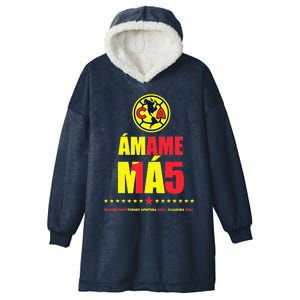 Club America Bicampeon Torneo Apertura 2023 Clausura 2024 Hooded Wearable Blanket