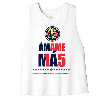 Club America Bicampeon Torneo Apertura 2023 Women's Racerback Cropped Tank