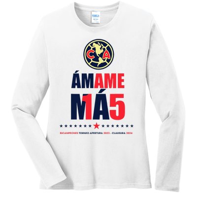 Club America Bicampeon Torneo Apertura 2023 Ladies Long Sleeve Shirt