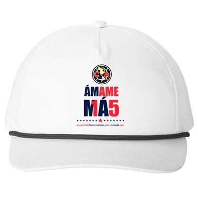 Club America Bicampeon Torneo Apertura 2023 Snapback Five-Panel Rope Hat