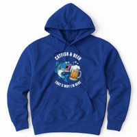 Catfish And Beer ThatS Why IM Here Catfish Fishing Flathead Gift Hoodie