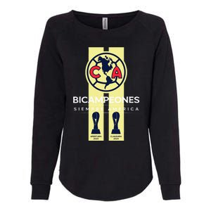 Club America Bicampeon Torneo Apertura 2023 Clausura 2024 Womens California Wash Sweatshirt