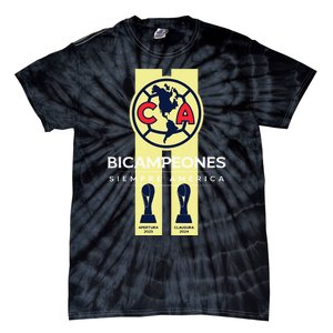 Club America Bicampeon Torneo Apertura 2023 Clausura 2024 Tie-Dye T-Shirt