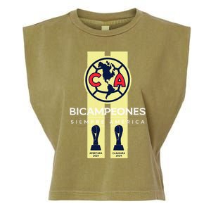 Club America Bicampeon Torneo Apertura 2023 Clausura 2024 Garment-Dyed Women's Muscle Tee