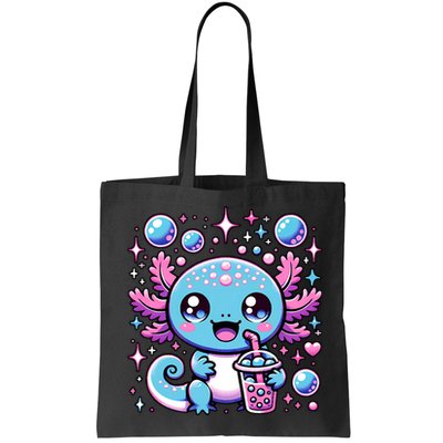 Cute Axolotl Bubble Boba Tea Anime   Bag