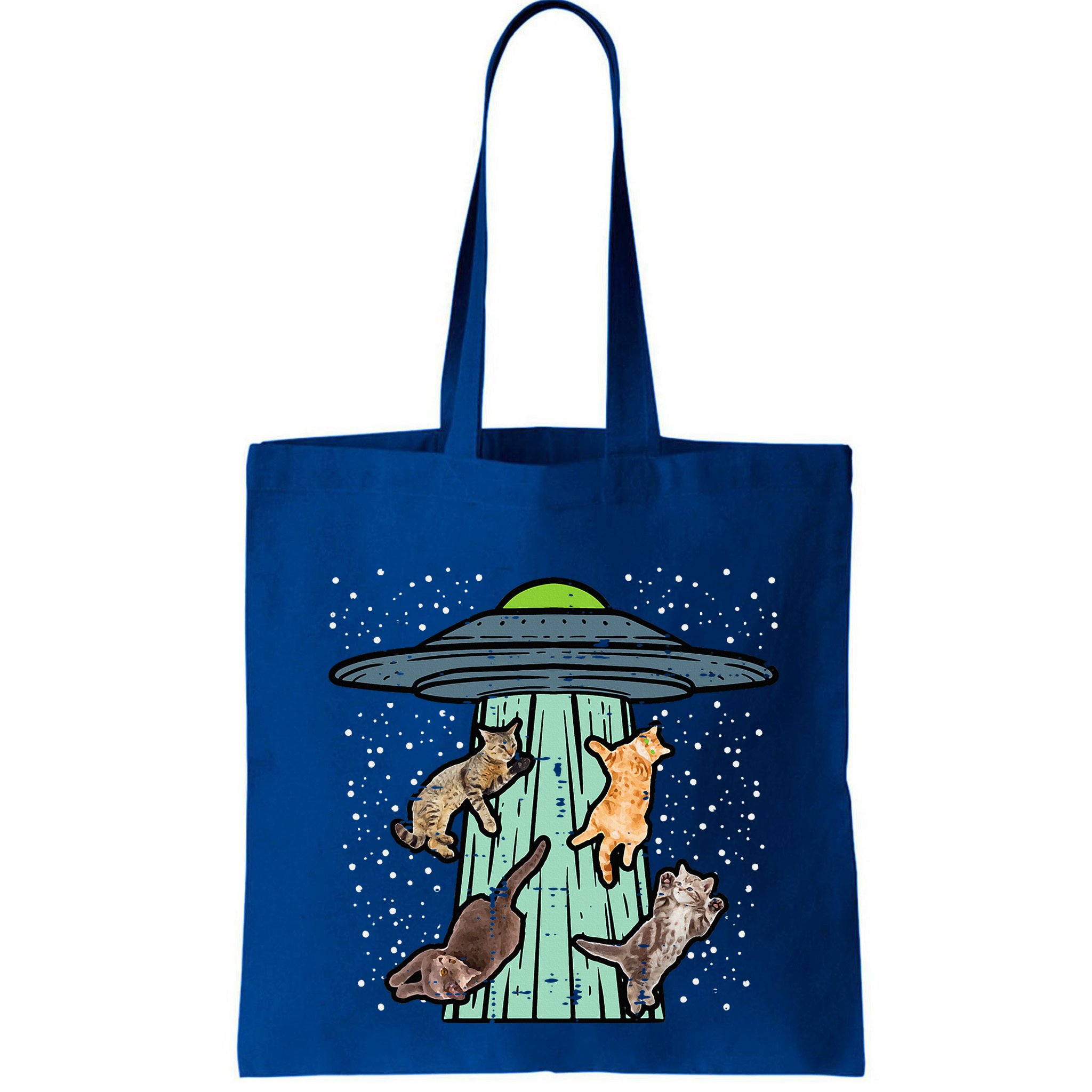 Cats Abducted By Ufo Funny Alien Space Lover Bag