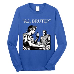 Caesar And Brutus Board Game Meme Funny History Gift Long Sleeve Shirt