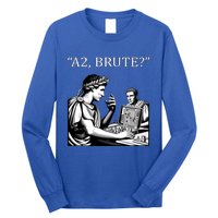 Caesar And Brutus Board Game Meme Funny History Gift Long Sleeve Shirt