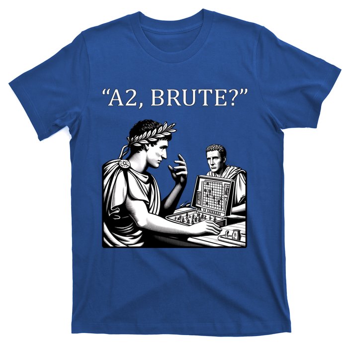 Caesar And Brutus Board Game Meme Funny History Gift T-Shirt