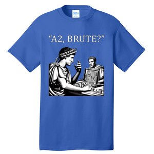 Caesar And Brutus Board Game Meme Funny History Gift Tall T-Shirt