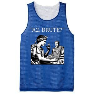 Caesar And Brutus Board Game Meme Funny History Gift Mesh Reversible Basketball Jersey Tank