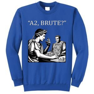 Caesar And Brutus Board Game Meme Funny History Gift Tall Sweatshirt