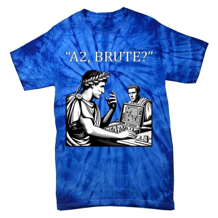 Caesar And Brutus Board Game Meme Funny History Gift Tie-Dye T-Shirt