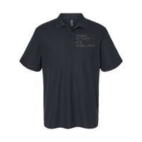 Cigars and Bourbon Good Times Drinking Smoking Softstyle Adult Sport Polo