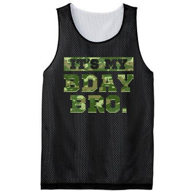 Camouflage Army Birthday Military Bday Camo Celebration Mesh Reversible Basketball Jersey Tank