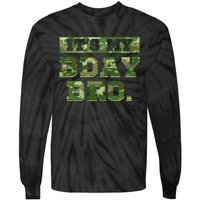 Camouflage Army Birthday Military Bday Camo Celebration Tie-Dye Long Sleeve Shirt