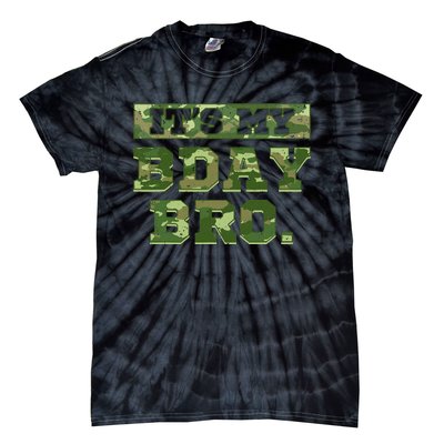 Camouflage Army Birthday Military Bday Camo Celebration Tie-Dye T-Shirt