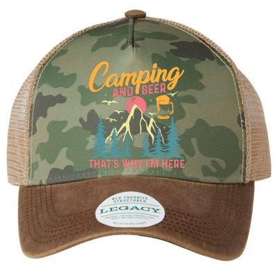 Camping And Beer T Legacy Tie Dye Trucker Hat