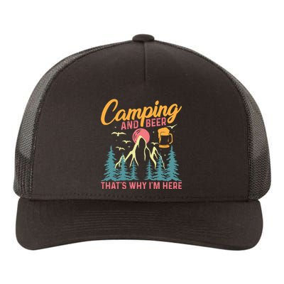 Camping And Beer T Yupoong Adult 5-Panel Trucker Hat