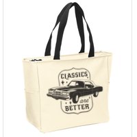 Classics Are Better Vintage Car Gift Zip Tote Bag