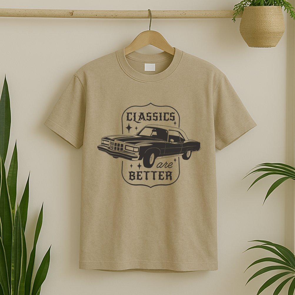 Classics Are Better Vintage Car Gift T-Shirt