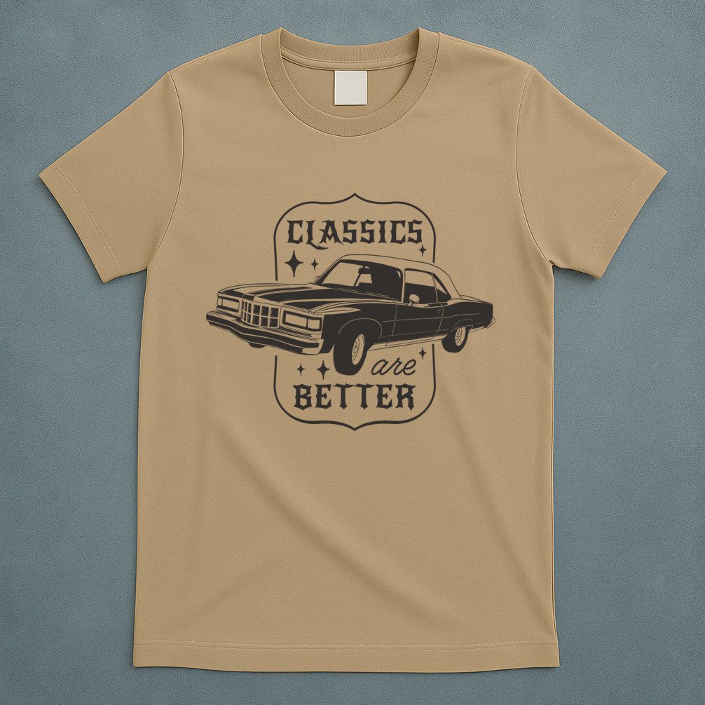 Classics Are Better Vintage Car Gift T-Shirt