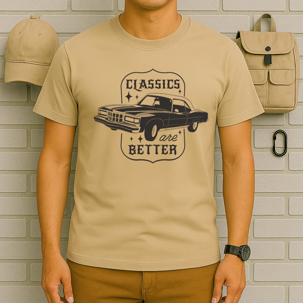 Classics Are Better Vintage Car Gift T-Shirt
