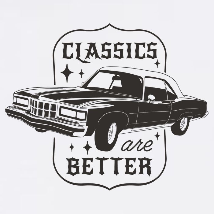 Classics Are Better Vintage Car Gift Sweatshirt