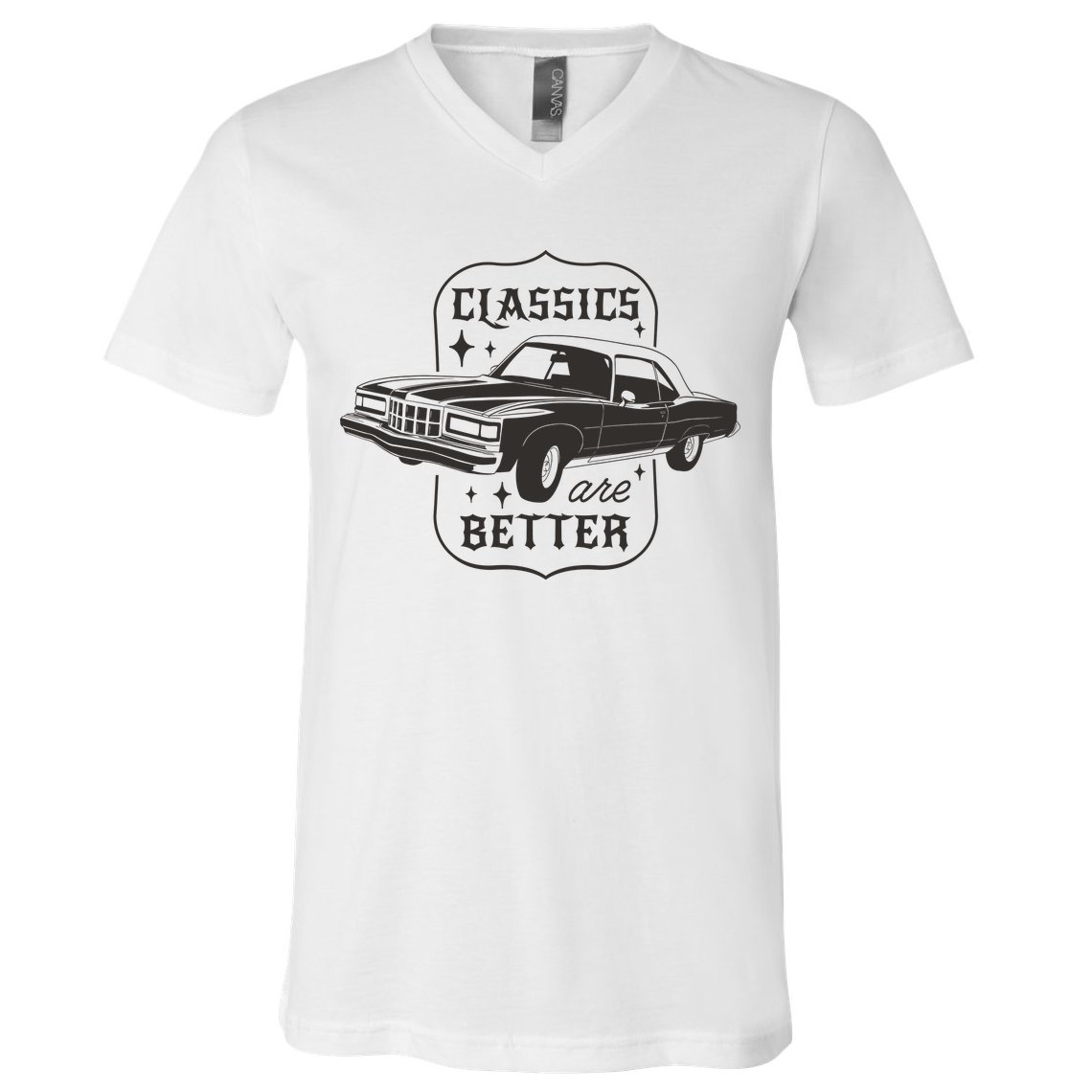 Classics Are Better Vintage Car Gift V-Neck T-Shirt