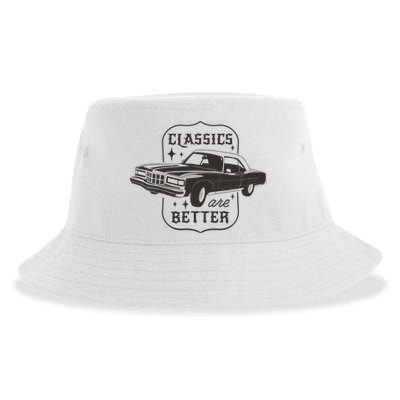 Classics Are Better Vintage Car Gift Sustainable Bucket Hat