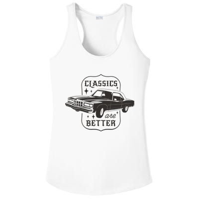 Classics Are Better Vintage Car Gift Ladies PosiCharge Competitor Racerback Tank