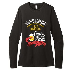 Crabs And Beer Chesapeake Blue Crab Shirts Crabbing Men Women Womens CVC Long Sleeve Shirt