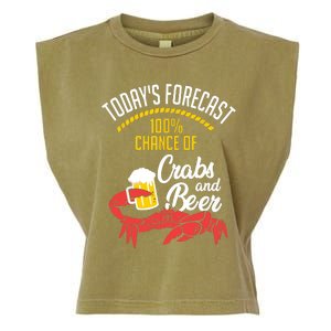 Crabs And Beer Chesapeake Blue Crab Shirts Crabbing Men Women Garment-Dyed Women's Muscle Tee