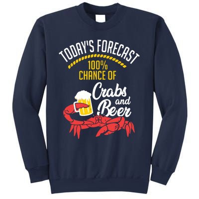 Crabs And Beer Chesapeake Blue Crab Shirts Crabbing Men Women Sweatshirt