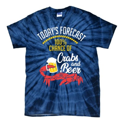 Crabs And Beer Chesapeake Blue Crab Shirts Crabbing Men Women Tie-Dye T-Shirt