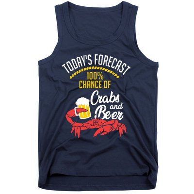 Crabs And Beer Chesapeake Blue Crab Shirts Crabbing Men Women Tank Top