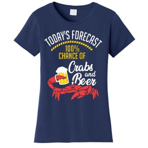 Crabs And Beer Chesapeake Blue Crab Shirts Crabbing Men Women Women's T-Shirt