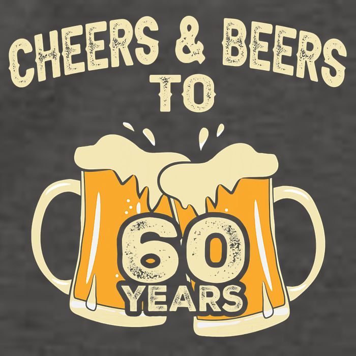Cheers And Beers To 60 Years Old Birthday 60th Birthday Vector Backpack