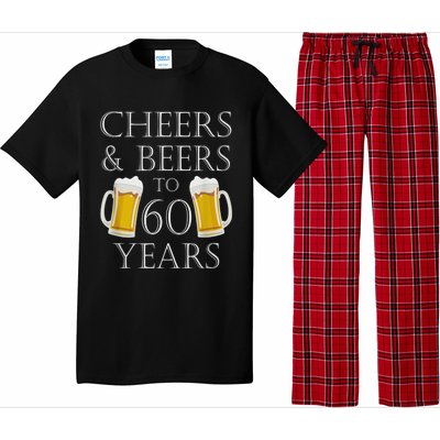 Cheers and Beers to 60 Years - 60th Birthday Gift Pajama Set