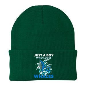 CJust A Boy Who Loves Whales Marine Biologist Whale Lover Knit Cap Winter Beanie