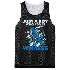 CJust A Boy Who Loves Whales Marine Biologist Whale Lover Mesh Reversible Basketball Jersey Tank