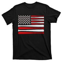 Classic American Baseball Flag Vintage Baseball Flag T-Shirt