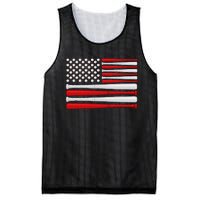 Classic American Baseball Flag Vintage Baseball Flag Mesh Reversible Basketball Jersey Tank