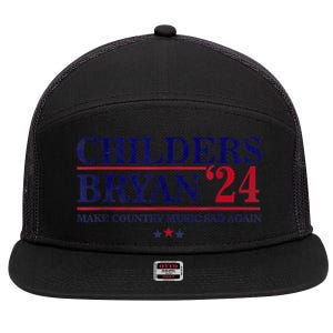 Childers And Bryan In 24 7 Panel Mesh Trucker Snapback Hat