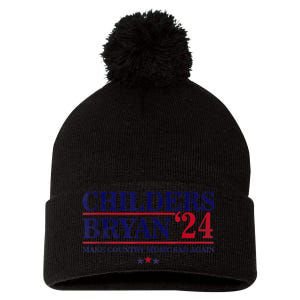 Childers And Bryan In 24 Pom Pom 12in Knit Beanie