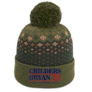 Childers And Bryan In 24 The Baniff Cuffed Pom Beanie